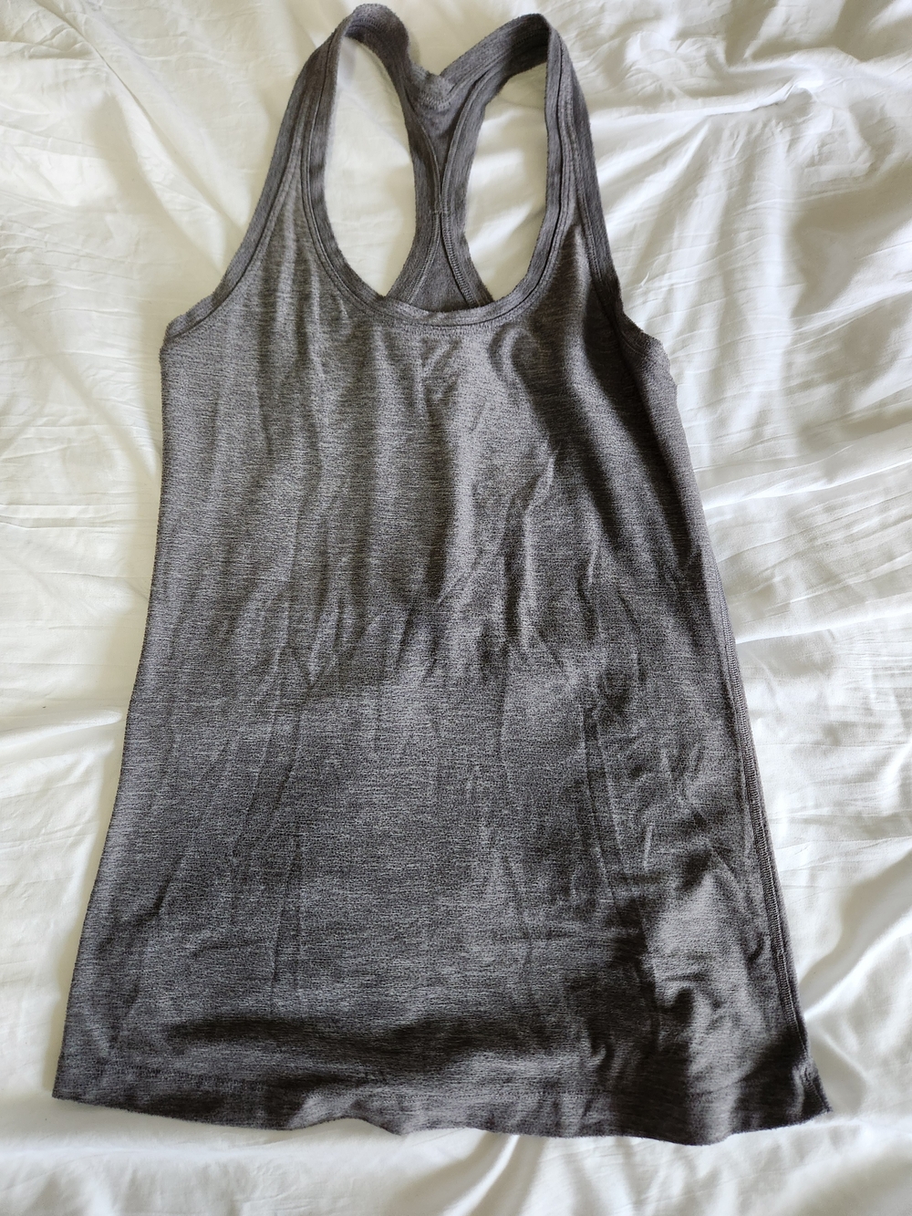 lululemon athletica Gray Racerback Tank